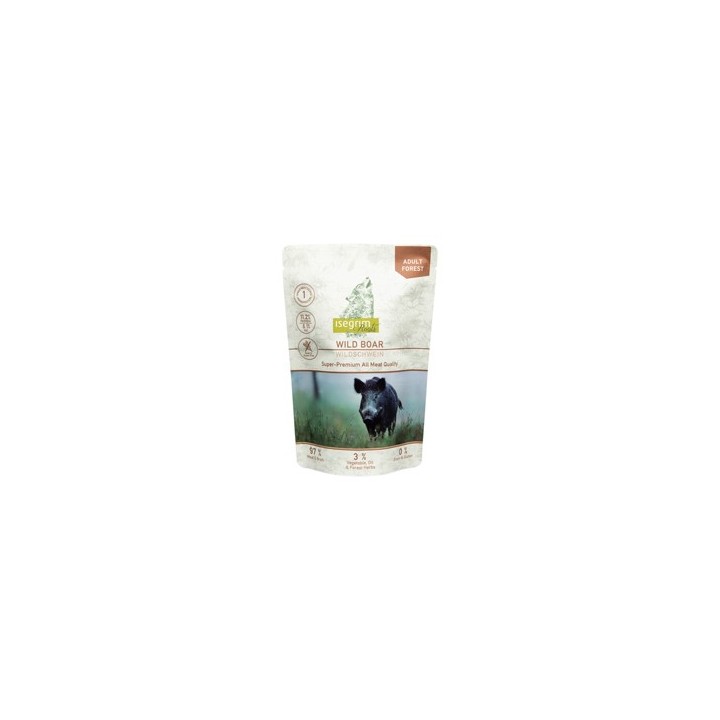 isegrim® Roots FOREST Wildschwein, Anzahl: 7 x 410 g, 410 g, Hundefutter