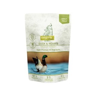 isegrim® Roots FIELD Ente & Herzen, Anzahl: 7 x 410 g, 410 g, Hundefutter