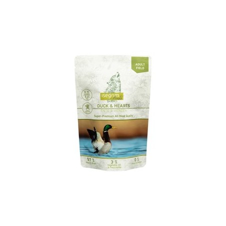 isegrim® Roots FIELD Ente & Herzen, Anzahl: 7 x 410 g, 410 g, Hundefutter
