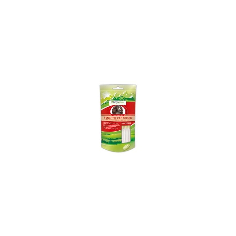 bogacare® Wattestäbchen Sensitive Ear Sticks, 30 Stück