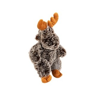 Hunde-Plüschspielzeug Elch braun, Länge: ca. 38 cm