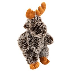 Hunde-Plüschspielzeug Elch braun, Länge: ca. 38 cm