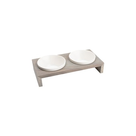 WOLTERS Futterbar Gohan schiefer, Gr. XS, Maße: ca. 28 x 14 x 5 cm, Durchmesser:  ca. 11 cm