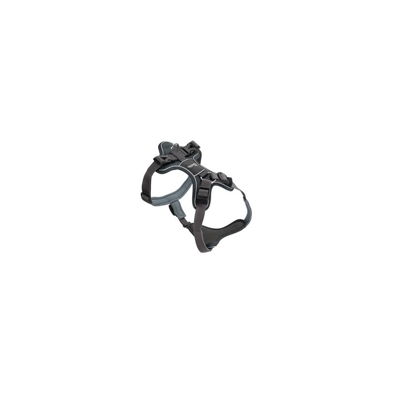 HUNTER Hundegeschirr Divo grau/grau, Gr. XS, Breite: ca. 1,5 cm, Bauchumfang: ca. 34 - 47 cm, Halsumfang: ca. 19 - 32 cm