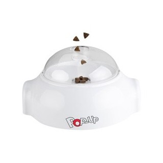 Interaktiv-Spielzeug Pop-Up Treat Toy weiß, Maße: ca. 20 x 10 x 11,5 cm