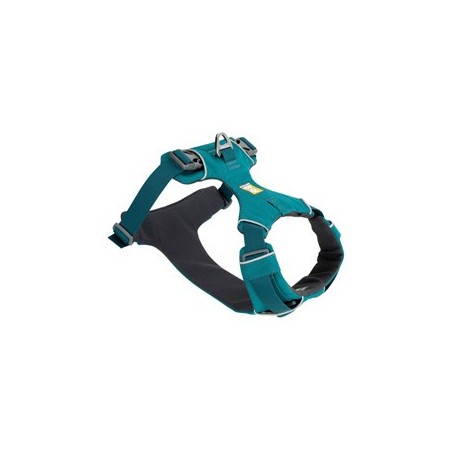 Ruffwear Hundegeschirr Front Range™ Harness tumalo teal, Gr. XXS, Breite: ca. 2 cm, Brustumfang: ca. 33 - 43 cm