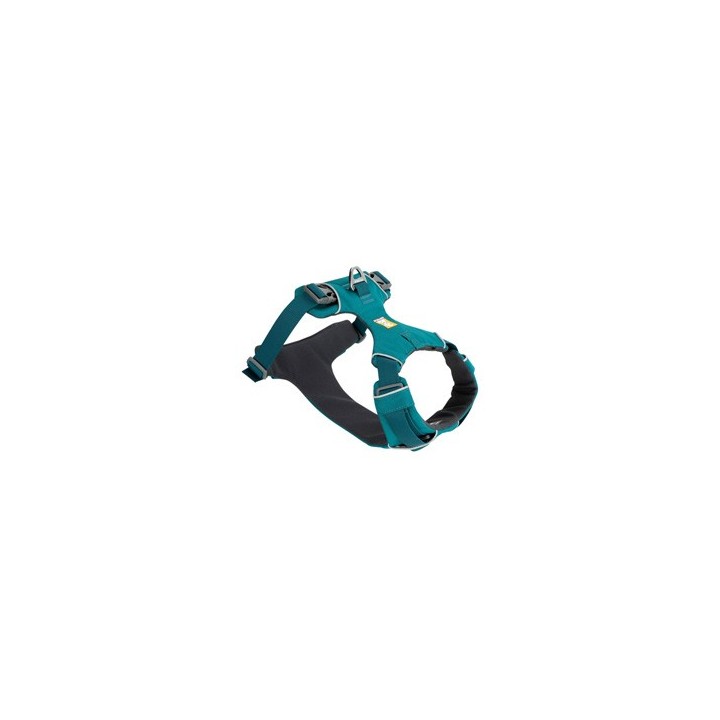 Ruffwear Hundegeschirr Front Range™ Harness tumalo teal, Gr. XXS, Breite: ca. 2 cm, Brustumfang: ca. 33 - 43 cm