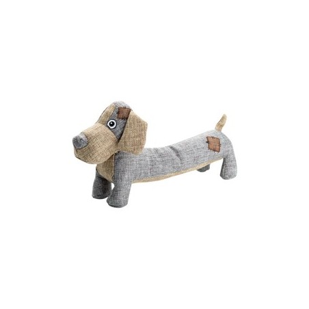 Hunde-Plüschspielzeug Country Dog Lucky braun-grau, Maße: ca. 35 x 18 cm