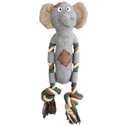 Hunde-Plüschspielzeug Country Dog Manny braun, Länge: ca. 30 cm
