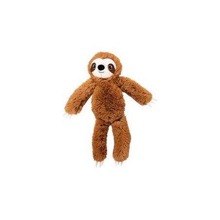 TRIXIE Hunde-Plüschspielzeug Faultier Focke braun, Maße: ca. 56 cm