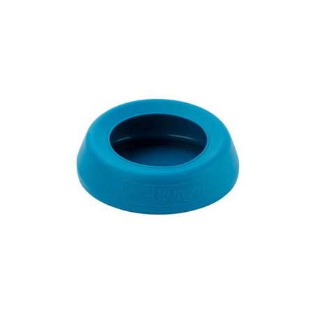 Kurgo Hunde-Reisenapf Splash-Free Wander Water Bowl blau, Durchmesser:  ca. 18 cm