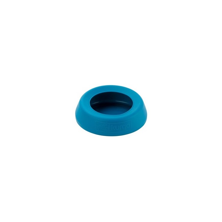 Kurgo Hunde-Reisenapf Splash-Free Wander Water Bowl blau, Durchmesser:  ca. 18 cm