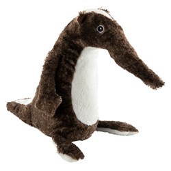 TRIXIE Hunde-Plüschspielzeug Ameisenbär Arne braun, Maße: ca. 50 cm