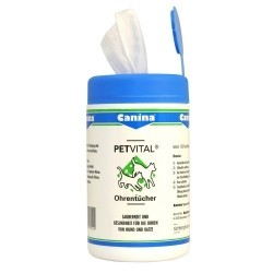 Canina Petvital® Ohrenpflegetücher, 120 Stück