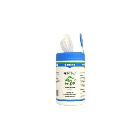 Canina Petvital® Ohrenpflegetücher, 120 Stück
