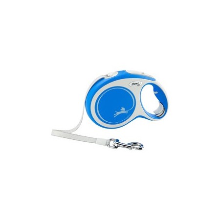 flexi Hundeleine New Comfort Gurt blau, Gr. S 5m, Länge: ca. 5 m