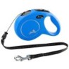 flexi Hundeleine New Classic Seil blau, Gr. S 5m, Länge: ca. 5 m