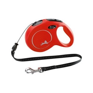 flexi Hundeleine New Classic Seil rot, Gr. S 5m, Länge: ca. 5 m
