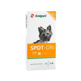 Amigard® Spot-On Anti-Parasit Hund, 3 x 2 ml