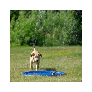 Hunde Wasserspielzeug Splash Pool Water Sprinkler blau, Höhe: ca. 10 cm, Durchmesser:  ca. 100 cm
