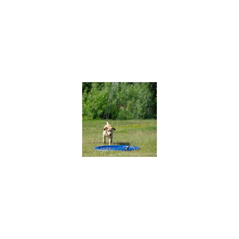 Hunde Wasserspielzeug Splash Pool Water Sprinkler blau, Höhe: ca. 10 cm, Durchmesser:  ca. 100 cm