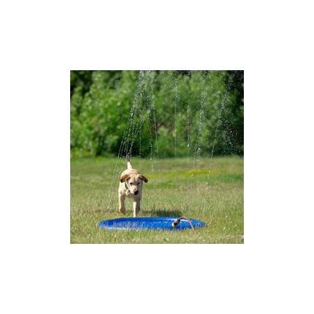 Hunde Wasserspielzeug Splash Pool Water Sprinkler blau, Höhe: ca. 10 cm, Durchmesser:  ca. 100 cm