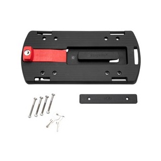 KLICKfix Gepäckträger-Adapterplatte schwarz, Maße: ca. 31 x 14,5 x 19 cm