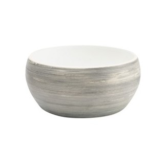 WOLTERS Hundenapf Diner Stone grau, Gr. XL, Breite: ca. 25 cm, Länge: ca. 25 cm, Höhe: ca. 10 cm