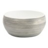 WOLTERS Hundenapf Diner Stone grau, Gr. XL, Breite: ca. 25 cm, Länge: ca. 25 cm, Höhe: ca. 10 cm