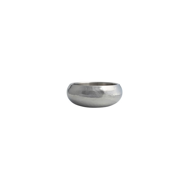 Hundenapf Diner Steel edelstahl, Gr. L, Breite: ca. 24 cm, Länge: ca. 24 cm, Höhe: ca. 7,5 cm