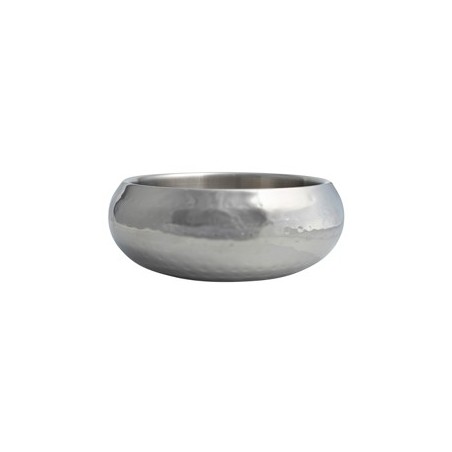 Hundenapf Diner Steel edelstahl, Gr. L, Breite: ca. 24 cm, Länge: ca. 24 cm, Höhe: ca. 7,5 cm
