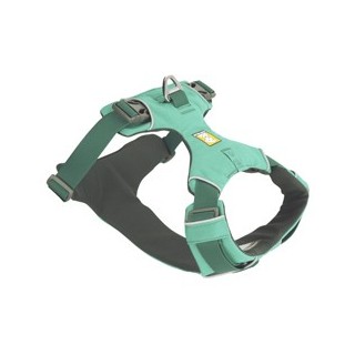 Ruffwear Hundegeschirr Front Range™ Harness aurora teal, Gr. XXS, Breite: ca. 2 cm, Brustumfang: ca. 33 - 43 cm