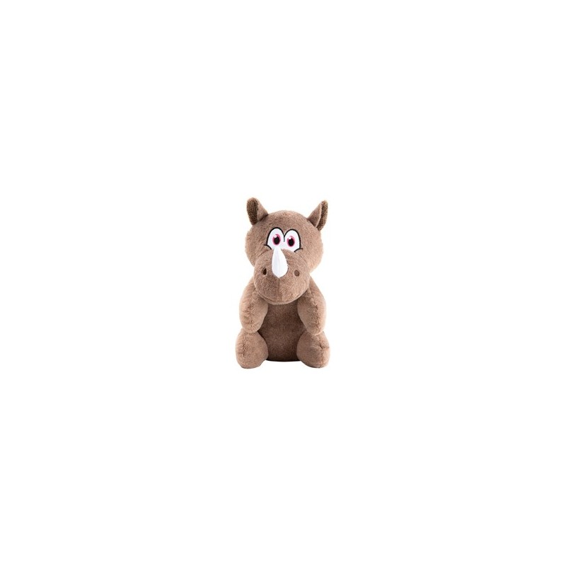 Hunde-Plüschspielzeug Nashorn Henny taupe, Länge: ca. 40 cm