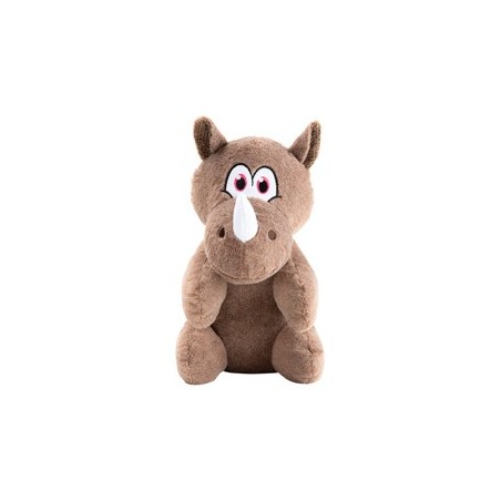 Hunde-Plüschspielzeug Nashorn Henny taupe, Länge: ca. 40 cm