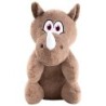 Hunde-Plüschspielzeug Nashorn Henny taupe, Länge: ca. 40 cm