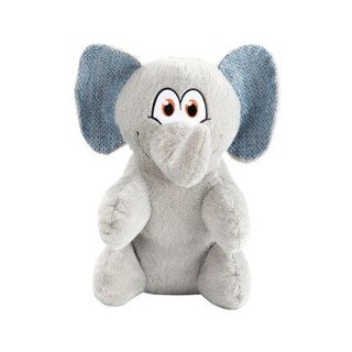 Hunde-Plüschspielzeug Elefant Henny grau, Länge: ca. 38 cm