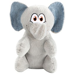 Hunde-Plüschspielzeug Elefant Henny grau, Länge: ca. 38 cm