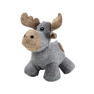 Hunde-Plüschspielzeug Country Dog Moose braun-grau, Maße: ca. 21 x 21 cm
