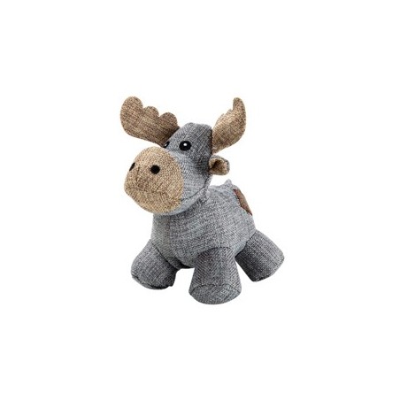 Hunde-Plüschspielzeug Country Dog Moose braun-grau, Maße: ca. 21 x 21 cm