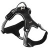WOLTERS Hundegeschirr Active Pro schwarz/silber, Breite: ca. 3 cm, Brustumfang: ca. 40 - 47,5 cm, Halsumfang: ca. 24 - 32 cm