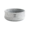 Laboni Speckstein-Hundenapf Rocky grau, Gr. S, Maße: ca. 14 x 6 cm
