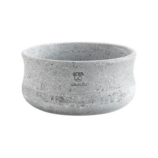Laboni Speckstein-Hundenapf Rocky grau, Gr. L, Maße: ca. 20 x 9 cm