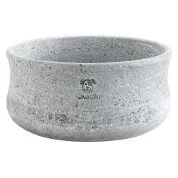 Laboni Speckstein-Hundenapf Rocky grau, Gr. L, Maße: ca. 20 x 9 cm