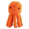 Laboni Hundespielzeug Thaddäus Tintenfisch orange, Länge: ca. 15 cm