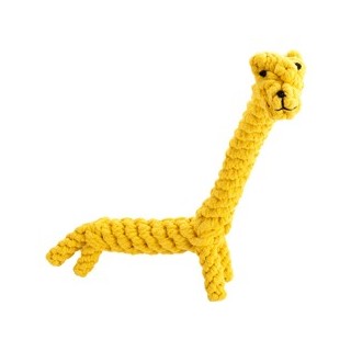 Laboni Hundespielzeug Greta Giraffe gelb, Länge: ca. 40 cm