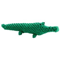 Laboni Hundespielzeug Kalli Krokodil grün, Länge: ca. 31 cm