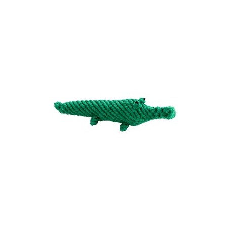 Laboni Hundespielzeug Kalli Krokodil grün, Länge: ca. 31 cm