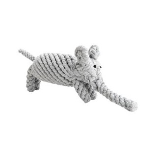 Laboni Hundespielzeug Elton Elefant grau, Maße: ca. 33 x 8 x 10 cm