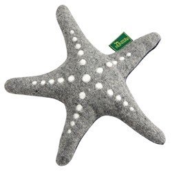 HUNTER Hunde-Plüschspielzeug Skagen Seestern grau/blau, Länge: ca. 20 cm