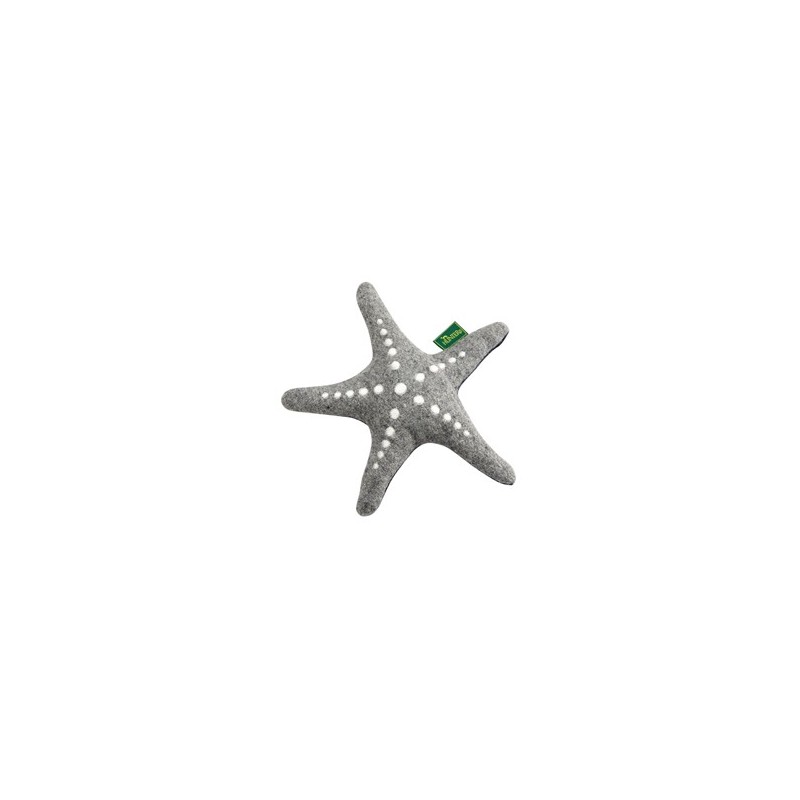 HUNTER Hunde-Plüschspielzeug Skagen Seestern grau/blau, Länge: ca. 20 cm
